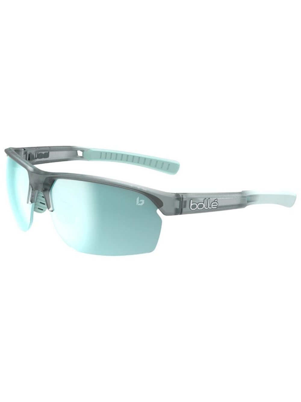 New Bollé Unisex Sunglasses Grey Lens Injected Frame Bolle VICTUS S BS101001 64